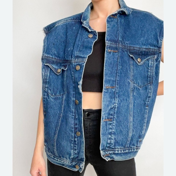 Calvin Klein Jackets & Coats Vintage Calvin Klein Denim Vest Poshmark